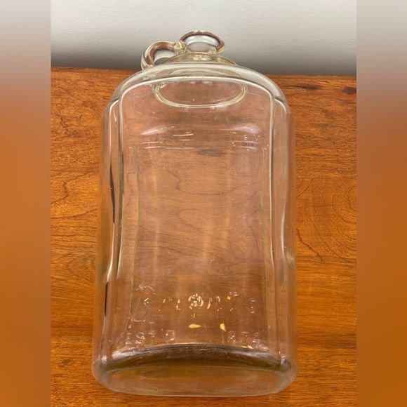 Vintage BRIGHT’S antique bottle with handle || Vintage glass bottle || antique - Picture 9 of 13